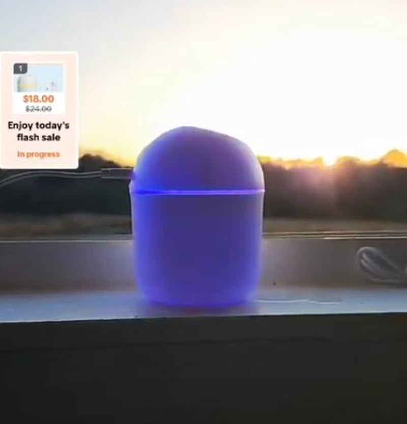 Travel Size Air Diffuser- This Is a Multi Color Neon Light Diffusser