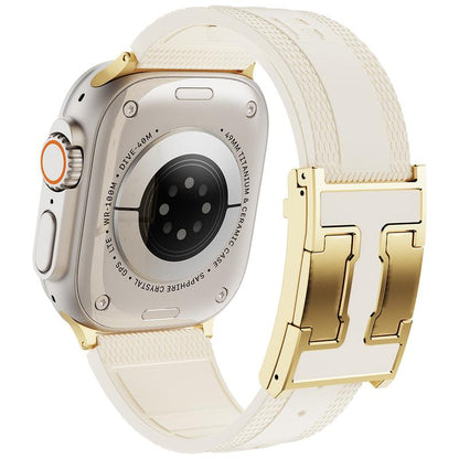 CRAZY GRASS Magnetic Silicone Band for 49Mm 46Mm 45Mm 44Mm Square Smartwatch Strap for Him Father'S Day Gift Designer Replacement Adjustable Watch Band Wearable[Watch NOT INCLUDED]