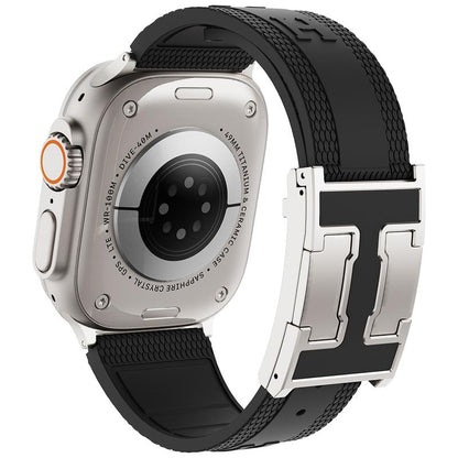 CRAZY GRASS Magnetic Silicone Band for 49Mm 46Mm 45Mm 44Mm Square Smartwatch Strap for Him Father'S Day Gift Designer Replacement Adjustable Watch Band Wearable[Watch NOT INCLUDED]