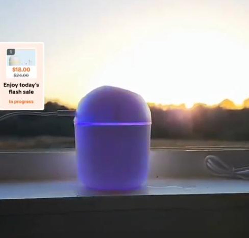 Travel Size Air Diffuser- This Is a Multi Color Neon Light Diffusser