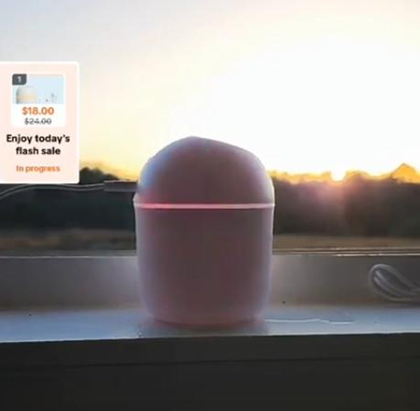 Travel Size Air Diffuser- This Is a Multi Color Neon Light Diffusser